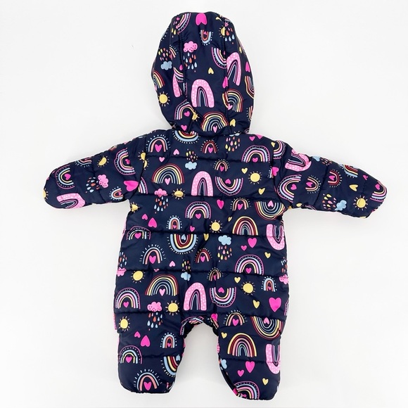 Wippette Snowsuit Hooded Footie Fleece Lined - Picture 2 of 5